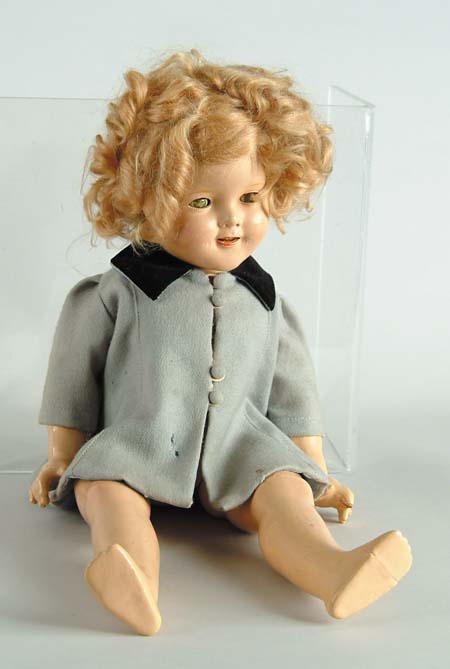 Appraisal: SHIRLEY TEMPLE DOLL Composition sleep eyes open mouth blonde wig