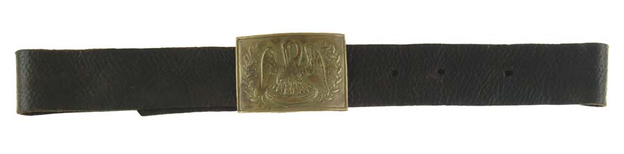 Appraisal: LOUISIANA ENLISTED BELT This is a fine example if not