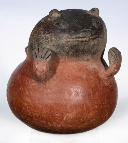 Appraisal: A MIDDLE MISSISSIPPIAN PERIOD EFFIGY POT ATTR CAHOKIAThe midwestern Cahokia