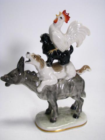 Appraisal: Hutschenreuther porcelain figure limited edition of pattern depicting barnyard donkey