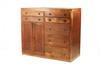 Appraisal: STORAGE CABINET - Circa custom made oak storage cabinet Unit