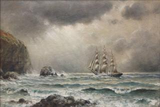 Appraisal: Painting William Alexander Coulter William Alexander Coulter American - Ship