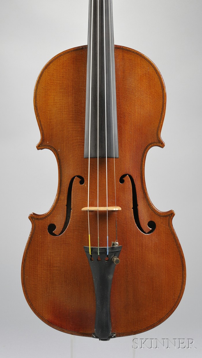 Appraisal: Modern Violin labeled GIUSEPPE LECCHI length of back mm