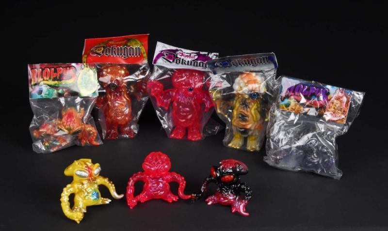 Appraisal: Lot of Vinyl Figures Description Japanese Blobpus Condition Very Good