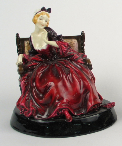 Appraisal: ROYAL DOULTON FIGURINE HN Proposal Lady Woman with black and