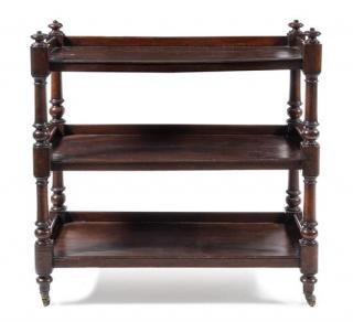 Appraisal: A William IV Mahogany Etagere second quarter th century having