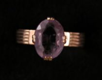 Appraisal: Ladies Amethyst Ring c th Century Ladies Victorian lavendar amethyst