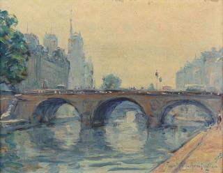 Appraisal: Painting Frank Armington Frank Armington American - Pont St Michel