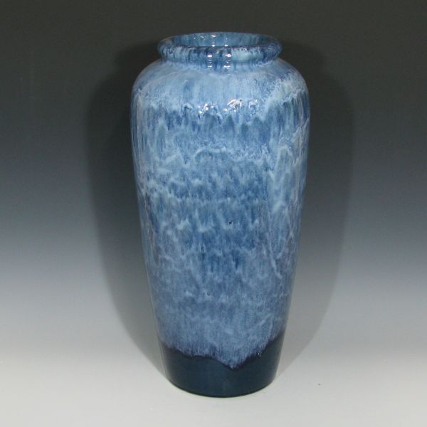 Appraisal: McCoy tall blue oil jar or floor vase Unmarked Kiln