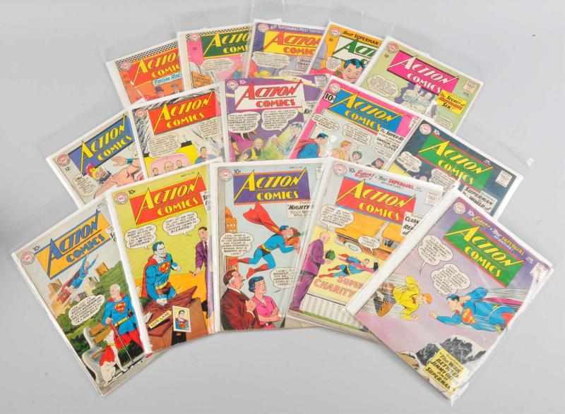 Appraisal: Lot of s to s Action Comics Description Lot contains