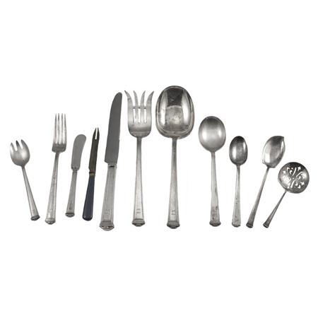 Appraisal: J S Co Sterling Silver Flatware Service Estimate -