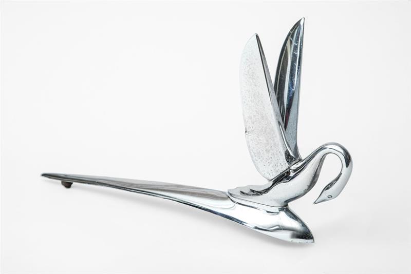 Appraisal: PACKARD HOOD ORNAMENT Chromed white metal x x in Estimate