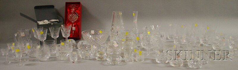 Appraisal: Approximately Sixty-six Pieces of Colorless Cut Waterford and Other Crystal