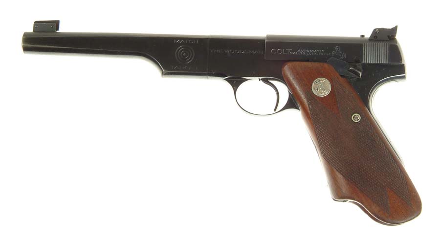 Appraisal: COLT BULL'S EYE MATCH TARGET WOODSMAN PISTOL Cal LR SN