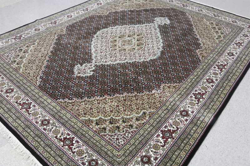 Appraisal: HAND KNOTTED ORIENTAL CARPET Persian Bijar design overall Herati floral