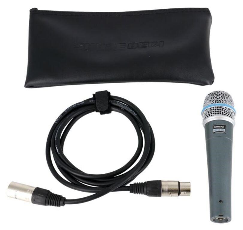 Appraisal: Shure Beta a microphone with pouch and XLR cable for