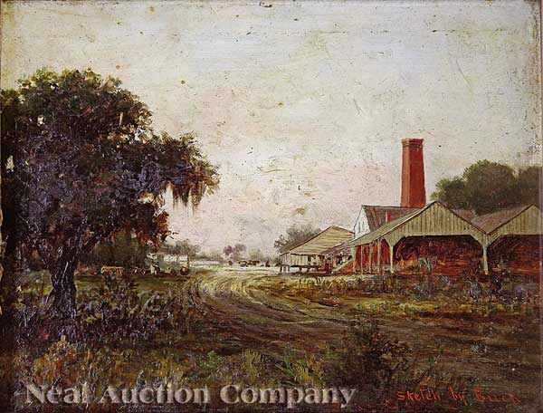 Appraisal: William Henry Buck American New Orleans - Louisiana Sugar Mill