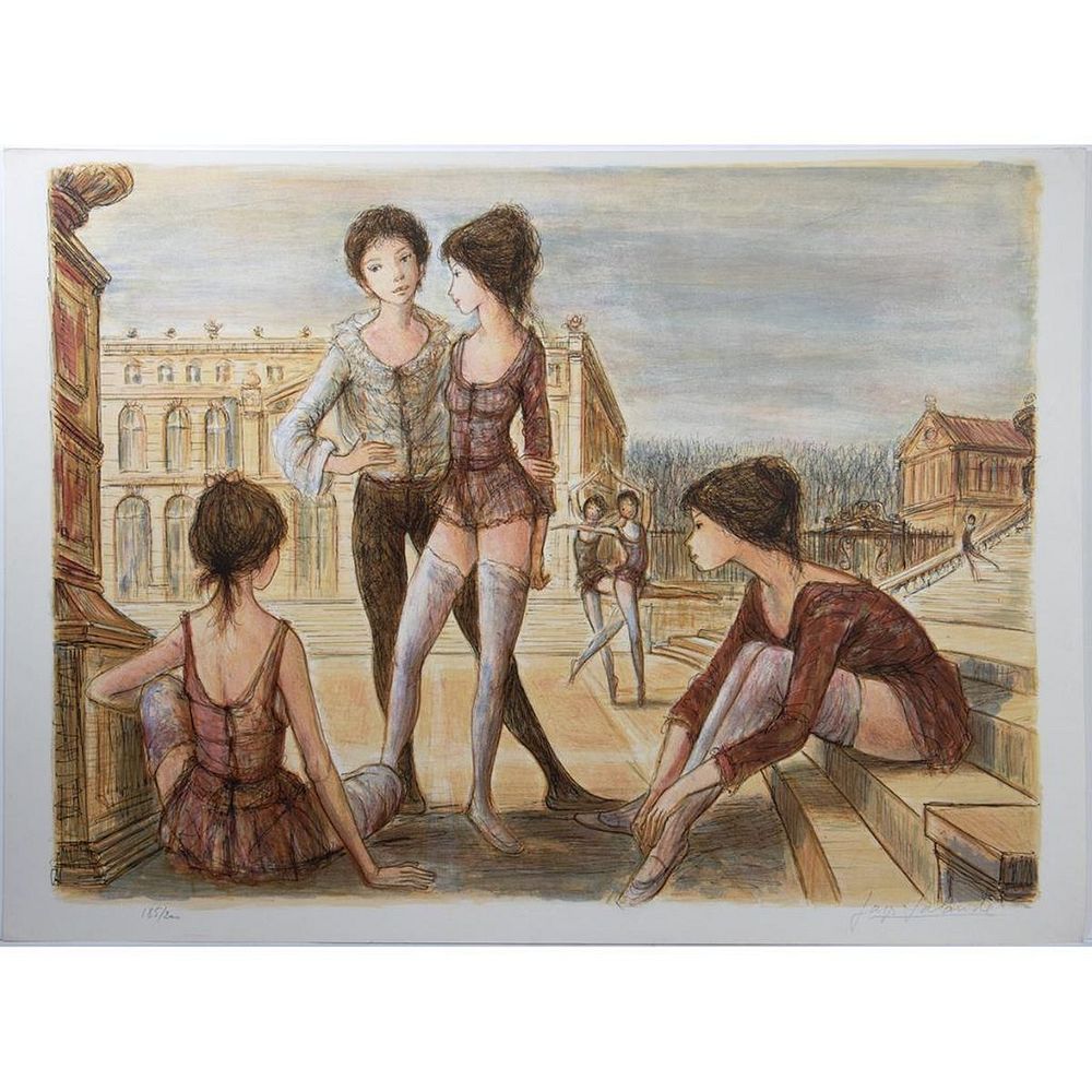 Appraisal: Jacques Lalande - Ballerinas in Versailles Musicians in Venice Two