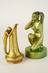 Appraisal: ZSOLNAY - Two Zsolnay art pottery pieces circa s Eosin