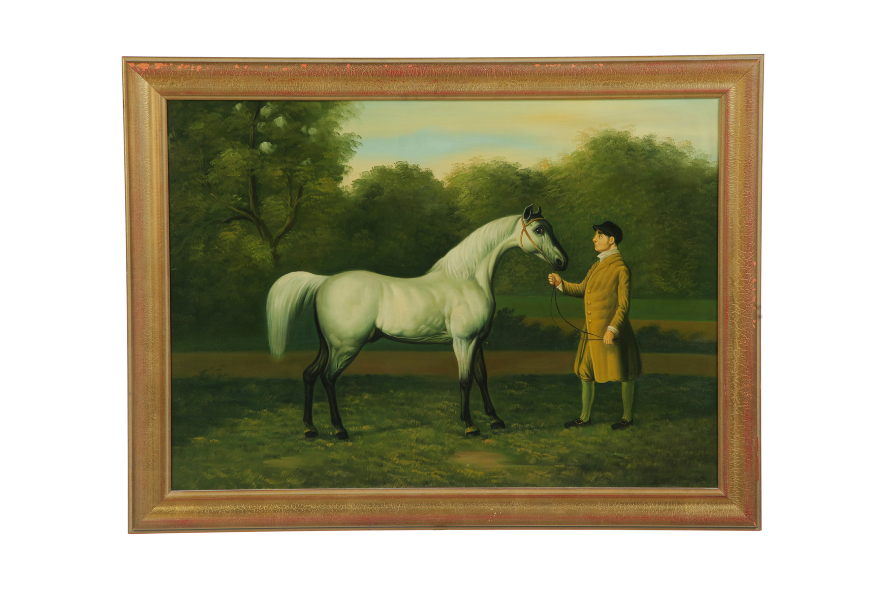 Appraisal: PORTRAIT OF A HORSE AMERICAN SCHOOL LATE TH CENTURY Oil