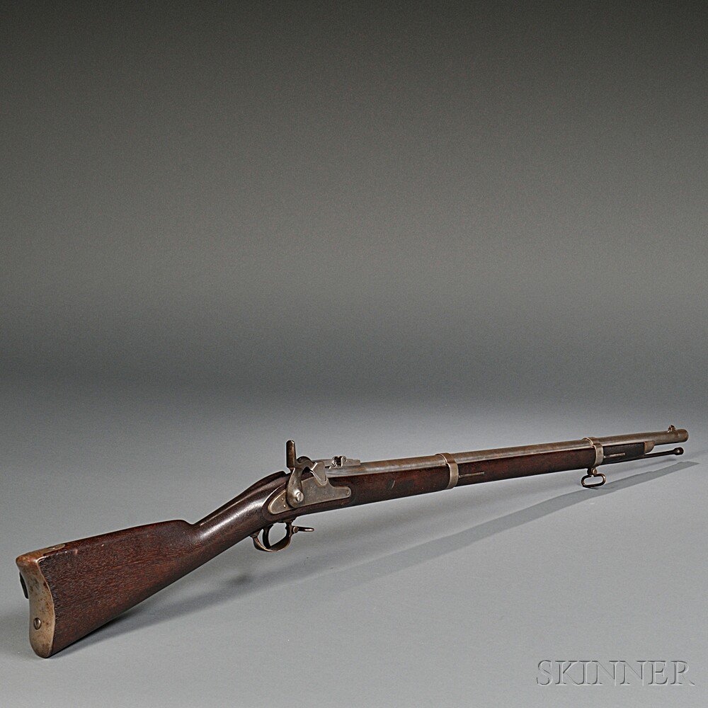 Appraisal: Miller Model Conversion c - walnut stock with a cartouche