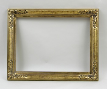 Appraisal: An American Impressionist Carved Picture Frame A - wide carved