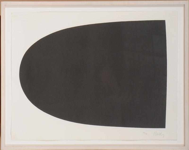 Appraisal: ELLSWORTH KELLY b BLACK FORM Lithograph numbered and signed lower