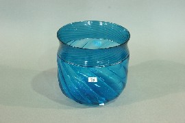 Appraisal: A Venini blue jardiniere