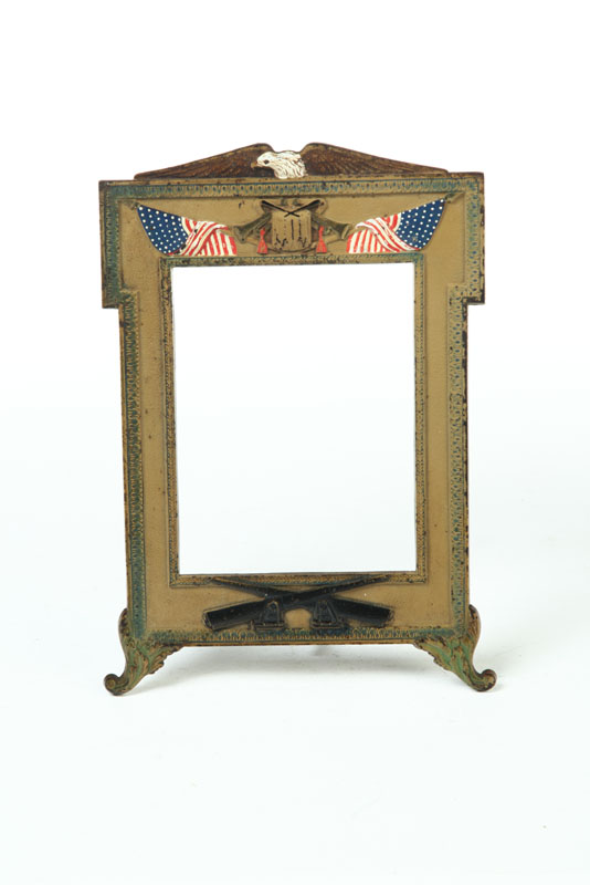 Appraisal: PATRIOTIC FRAME Judd Company Connecticut early th century cast iron