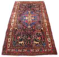 Appraisal: Farahan Carpet circa 's Intricately patterned area carpet with a