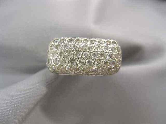 Appraisal: Diamond Ring signed Levian wide band style totaling approx carats