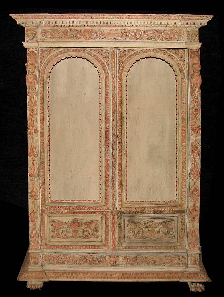 Appraisal: An Italian Renaissance style bookcase height ft in width ft