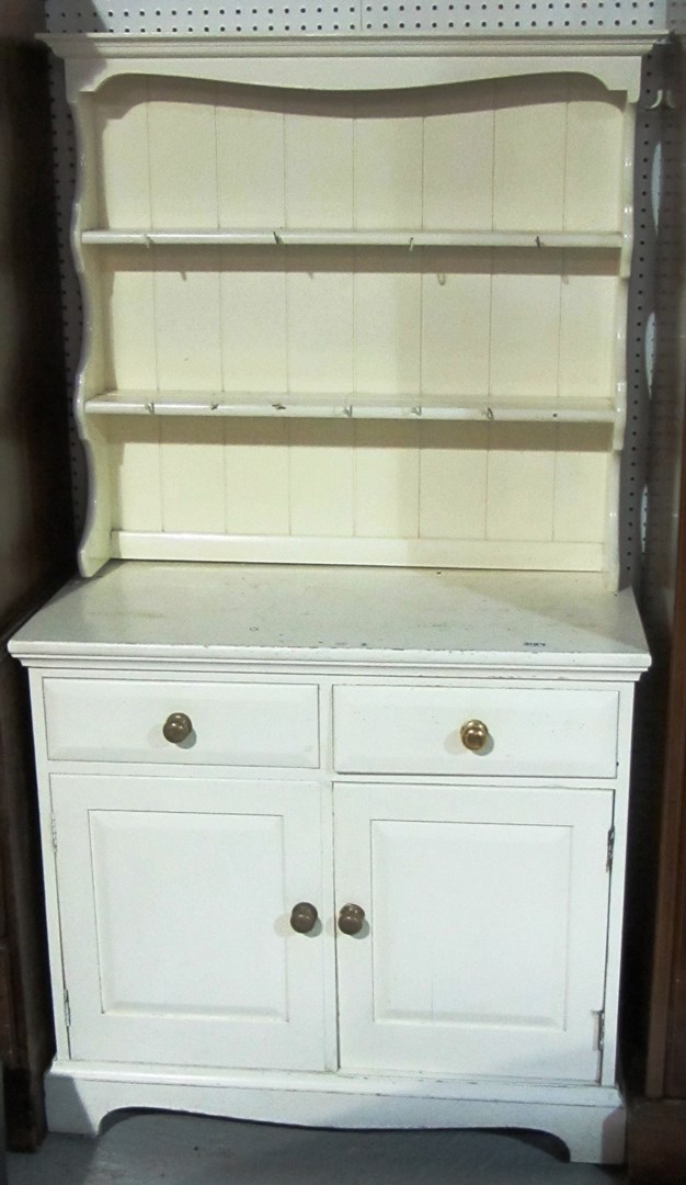 Appraisal: A white painted dresser