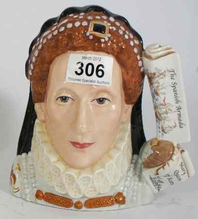 Appraisal: Royal Doulton Large Character Jug Queen Elizabeth I D Character