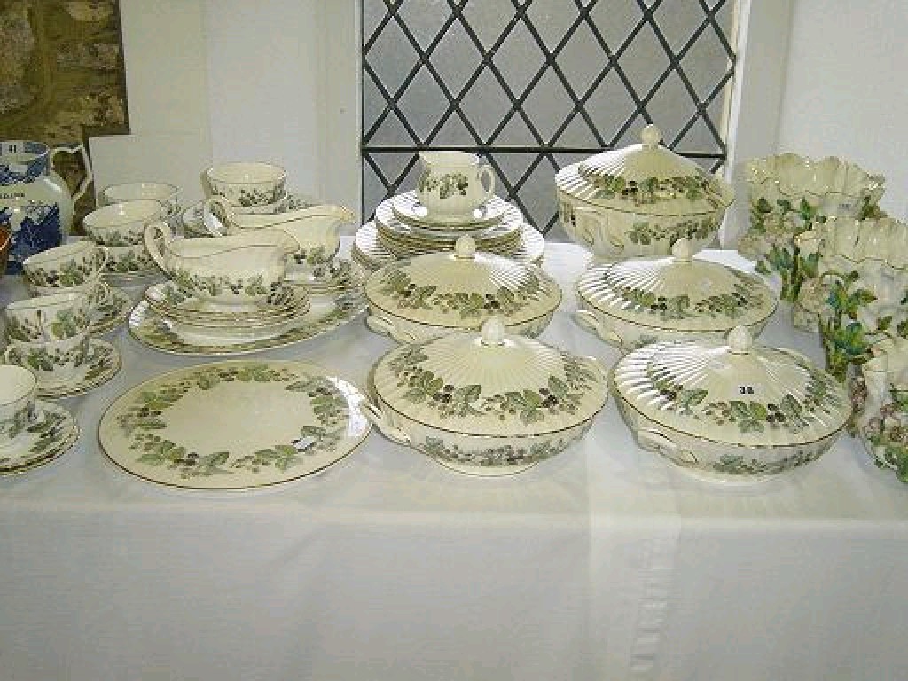 Appraisal: An extensive collection of Royal Worcester Lavinia pattern dinner and