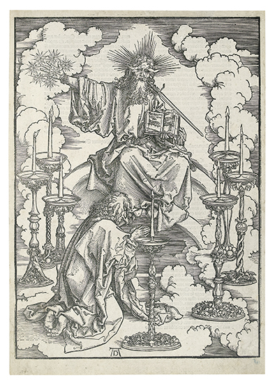 Appraisal: ALBRECHT D RER The Vision of the Seven Candlesticks Woodcut