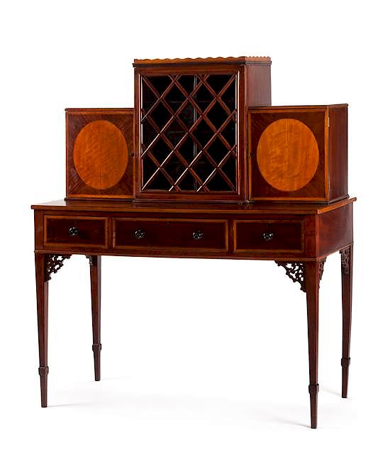 Appraisal: A Federal Style Mahogany Cabinet Height x width x depth