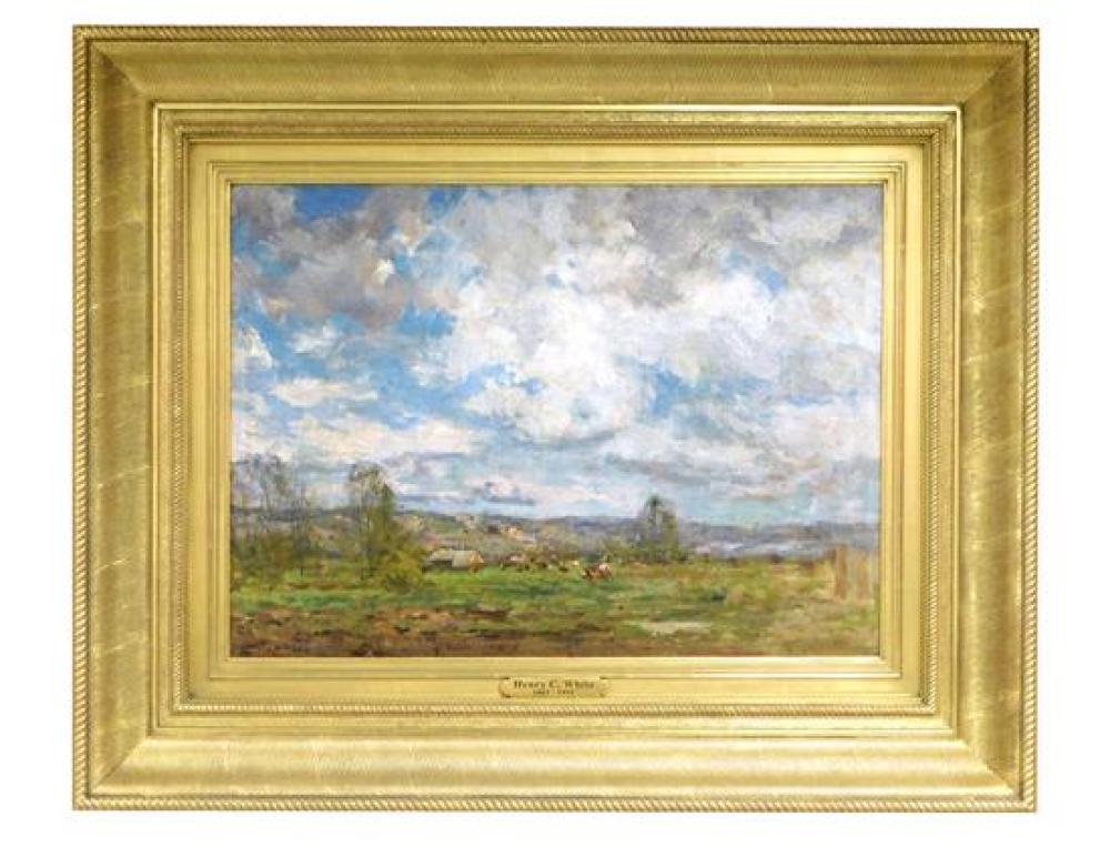 Appraisal: Henry C White American - Connecticut Landscape oil on canvas