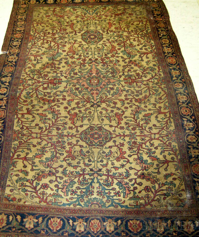 Appraisal: Fereghan-Sarouk Rug West Persia late th century the tan field