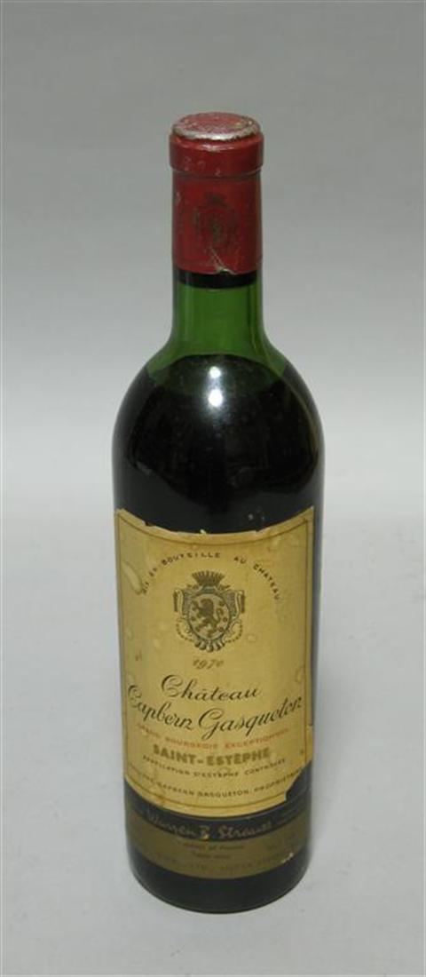 Appraisal: GROUP LOT OF WINE Includes Capbern Gasqueton La Croix Guillotin