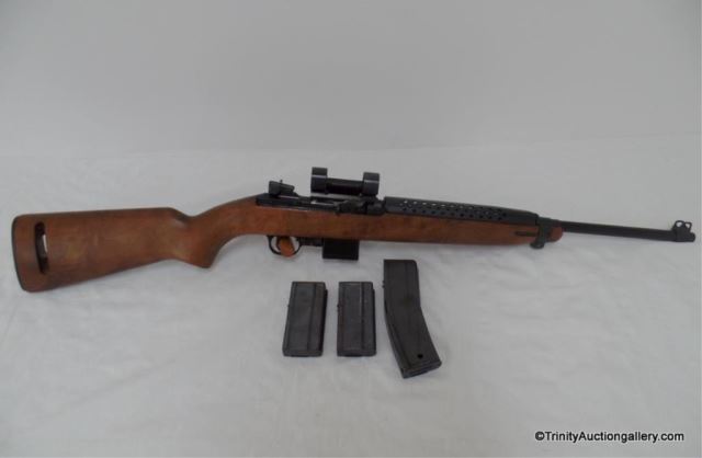 Appraisal: Universal Cal MI Carbine Rifle w Scope Mount This is