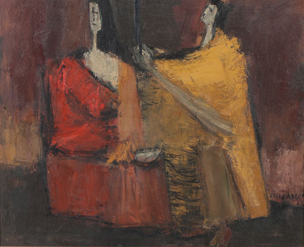 Appraisal: Celia Adler American - Celia Adler American - Two Women