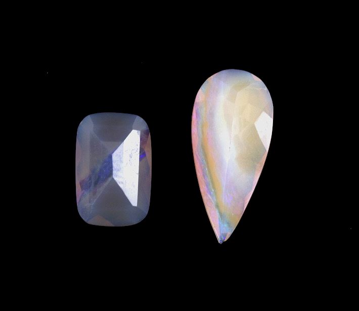 Appraisal: Lightning Ridge Crystal and Natural Common Opals You are bidding