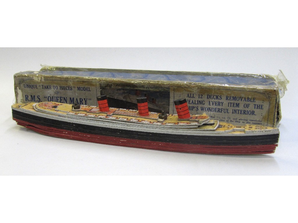 Appraisal: Take to Pieces' model of the R M S Queen