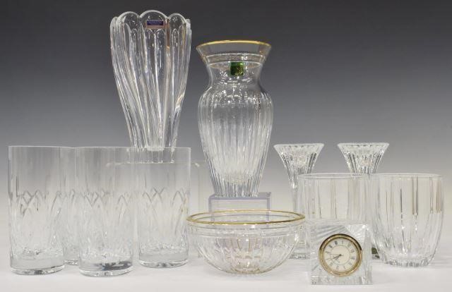 Appraisal: lot of Waterford cut crystal table items thc from the