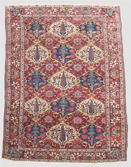 Appraisal: Bakhtiari rug west persia circa ft in x ft in