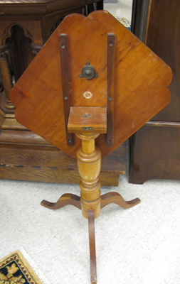 Appraisal: COUNTRY PINE TILT-TOP TRIPOD TABLE American th century having a