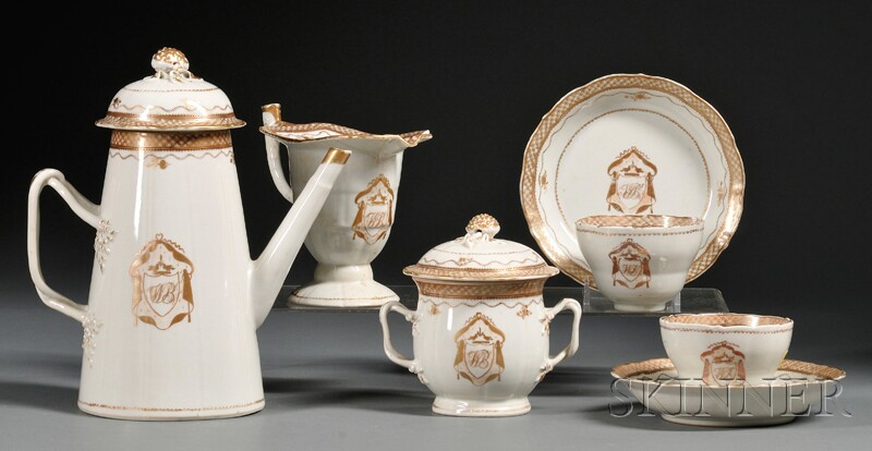 Appraisal: Chinese Export Porcelain Partial Tea Service late th early th