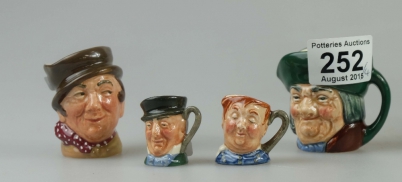 Appraisal: Royal Douton small character jugs Toby Philpotts Sam Weller and