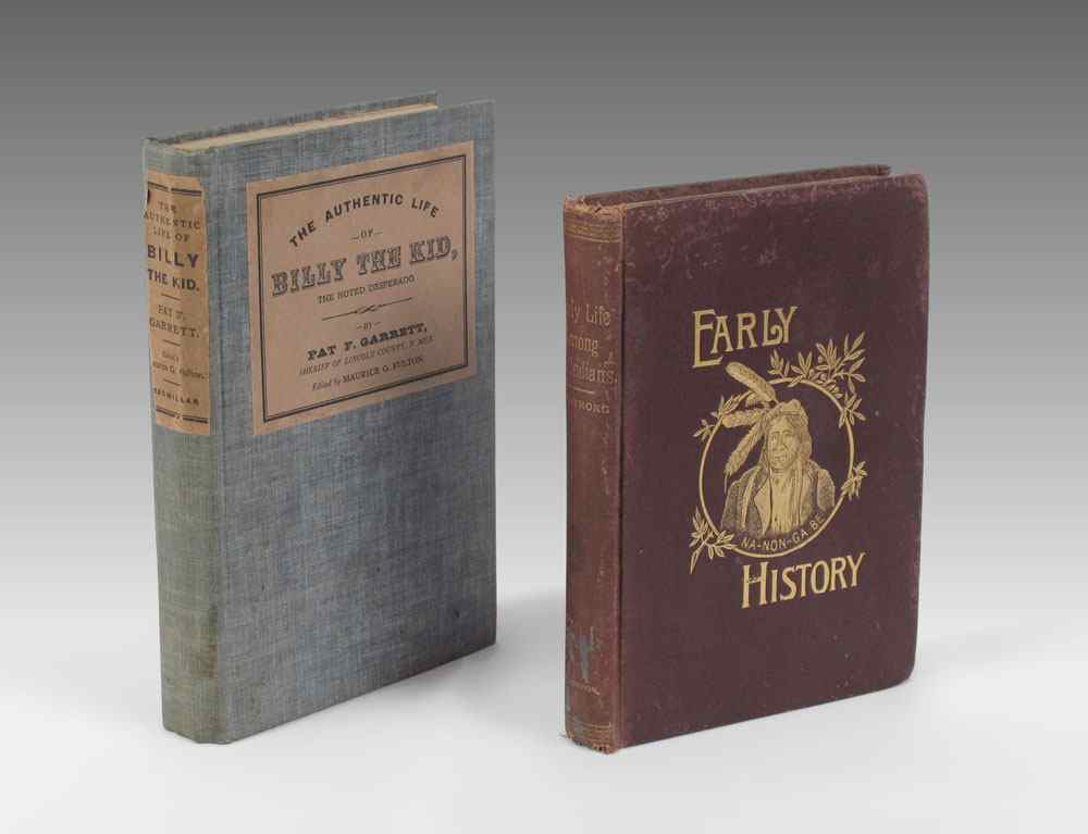 Appraisal: EARLY LIFE AMONG THE INDIANS BILLY THE KID BOOKS piece